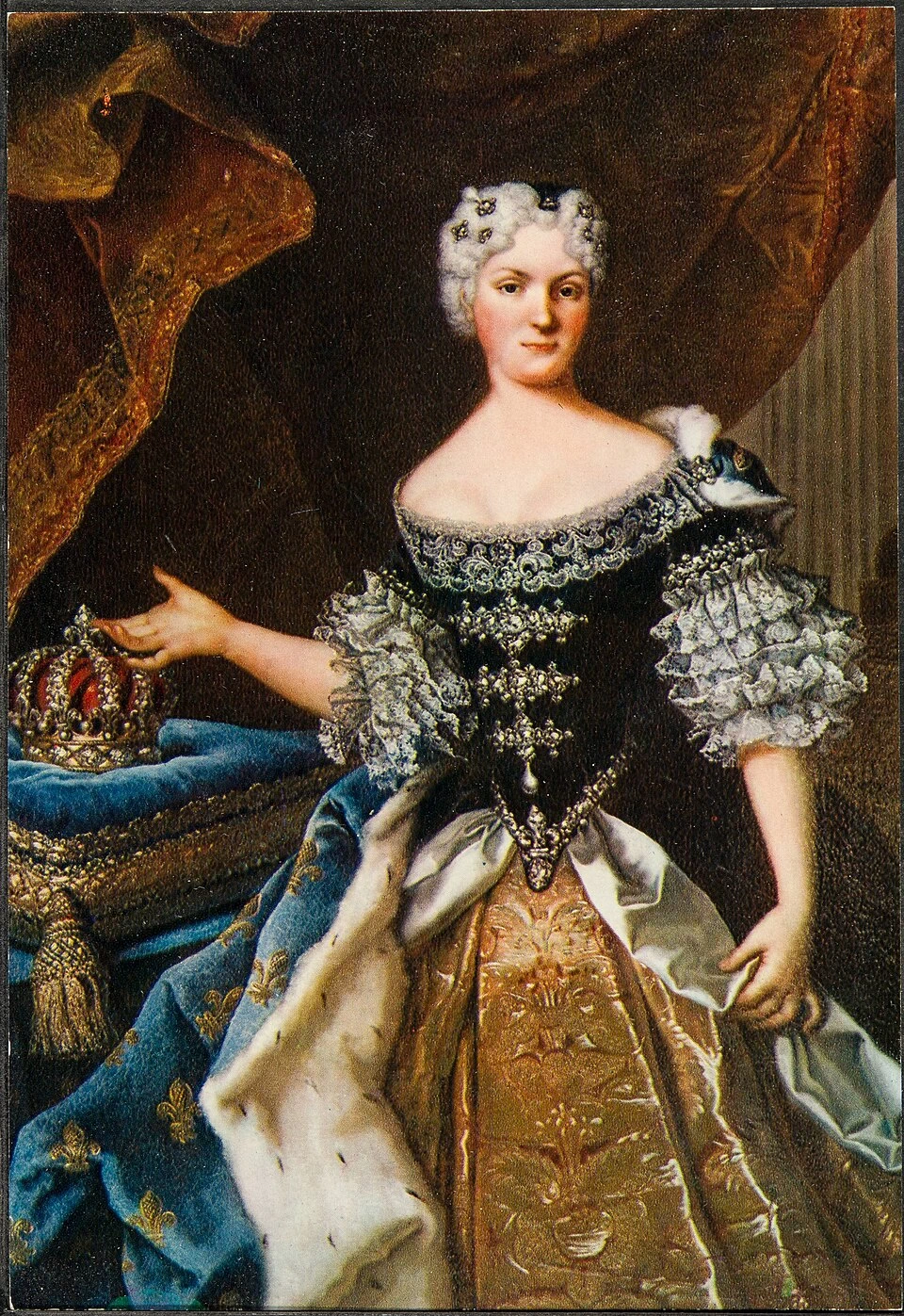 Ritratto di Maria Leczinska, moglie di Luigi XV - Ypres. Hotel, Museo Merghelynck